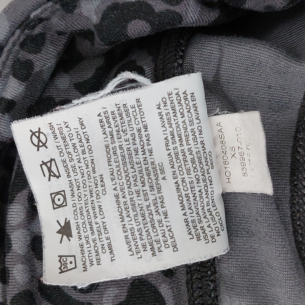 🟢 (PHIL) NIKE Dri-Fit Animal Print Athletic Active Cropped Leggings - Picture 13 of 13